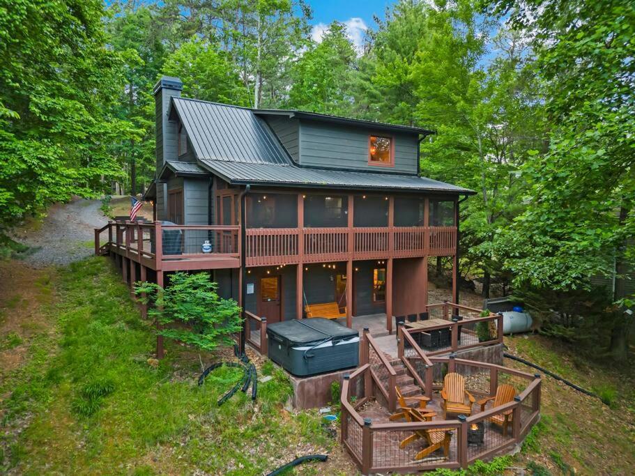 Lakeside Retreat Hot Tub Fishing Hiking Эллиджей Экстерьер фото