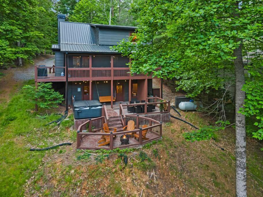 Lakeside Retreat Hot Tub Fishing Hiking Эллиджей Экстерьер фото